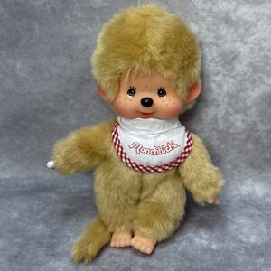 Monchhichi Premium Standard S Beige Boy Plush Monkey Doll Sekiguchi 8"